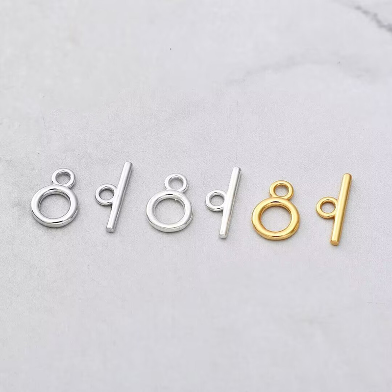 Pearl Trim Chain - 1Set Perak Sterling 925 Solid dengan