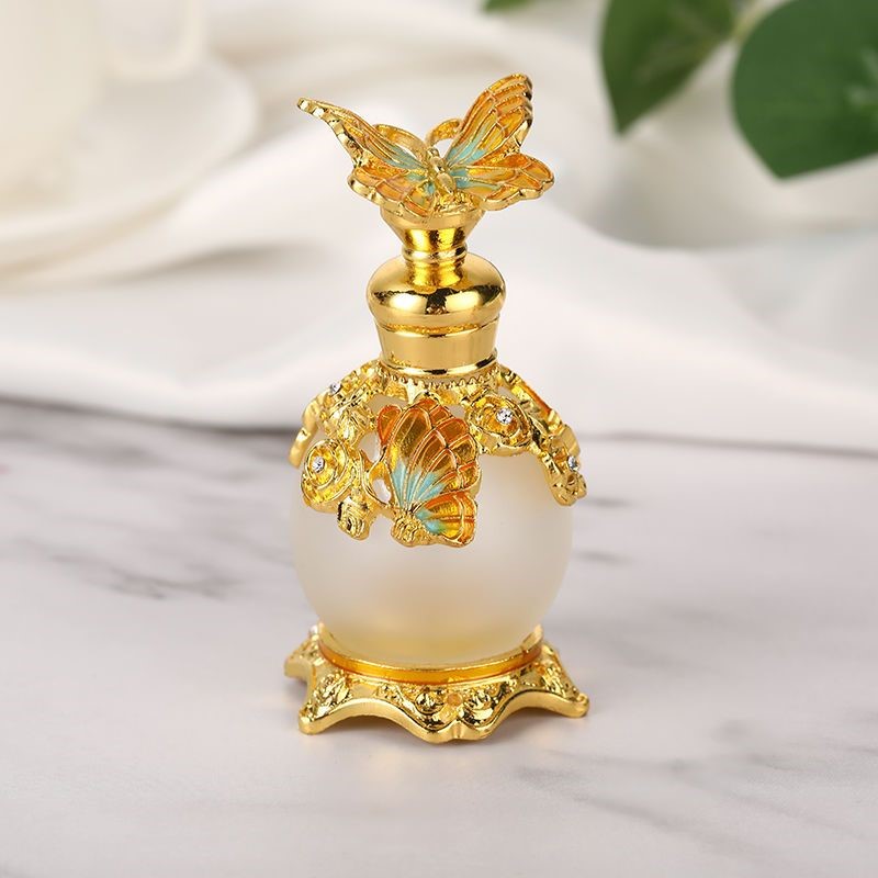 Embroidery Craft - Botol Penyimpanan Parfum Model Kupu-Kupu 15ml,