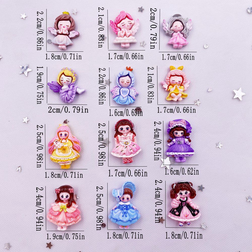 20PCS Resin Figurine Malaikat  - Embellishments For Scrapbooking ulasan dan harga