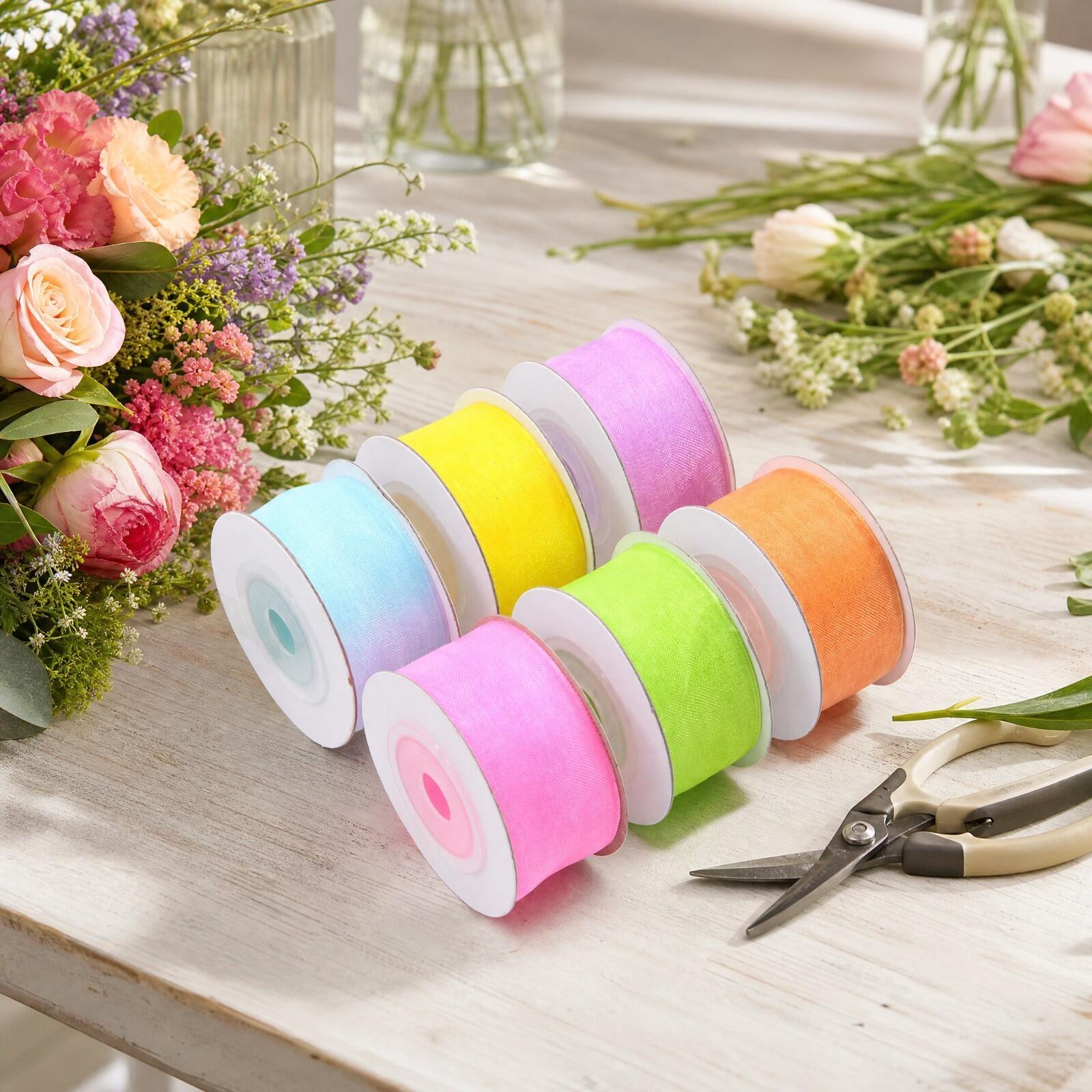 Gulungan Pita Dekoratif Transp - Organza Ribbon Spool ulasan dan harga